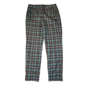 Classic Talbots - Heritage Green Plaid Pants -Women's Size 8